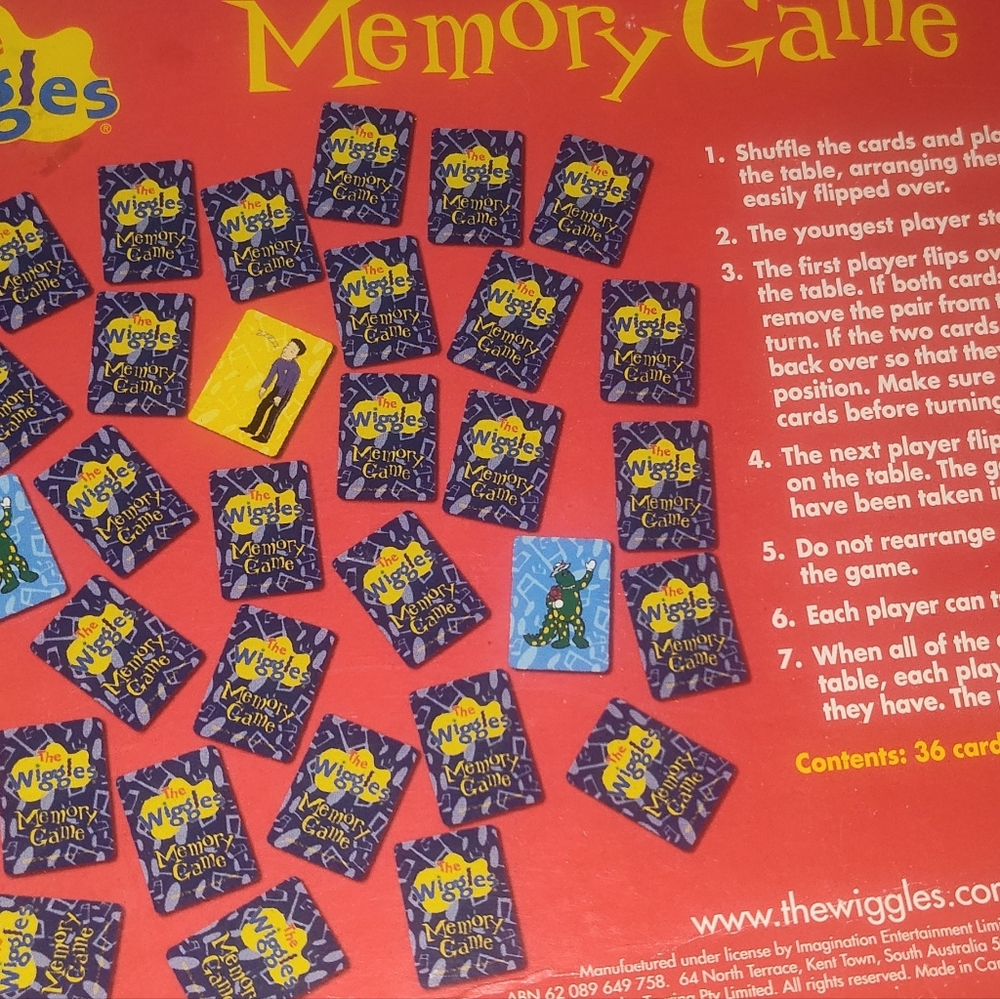 Memory Game - Colorful Party Fun - Picture 2 of 2